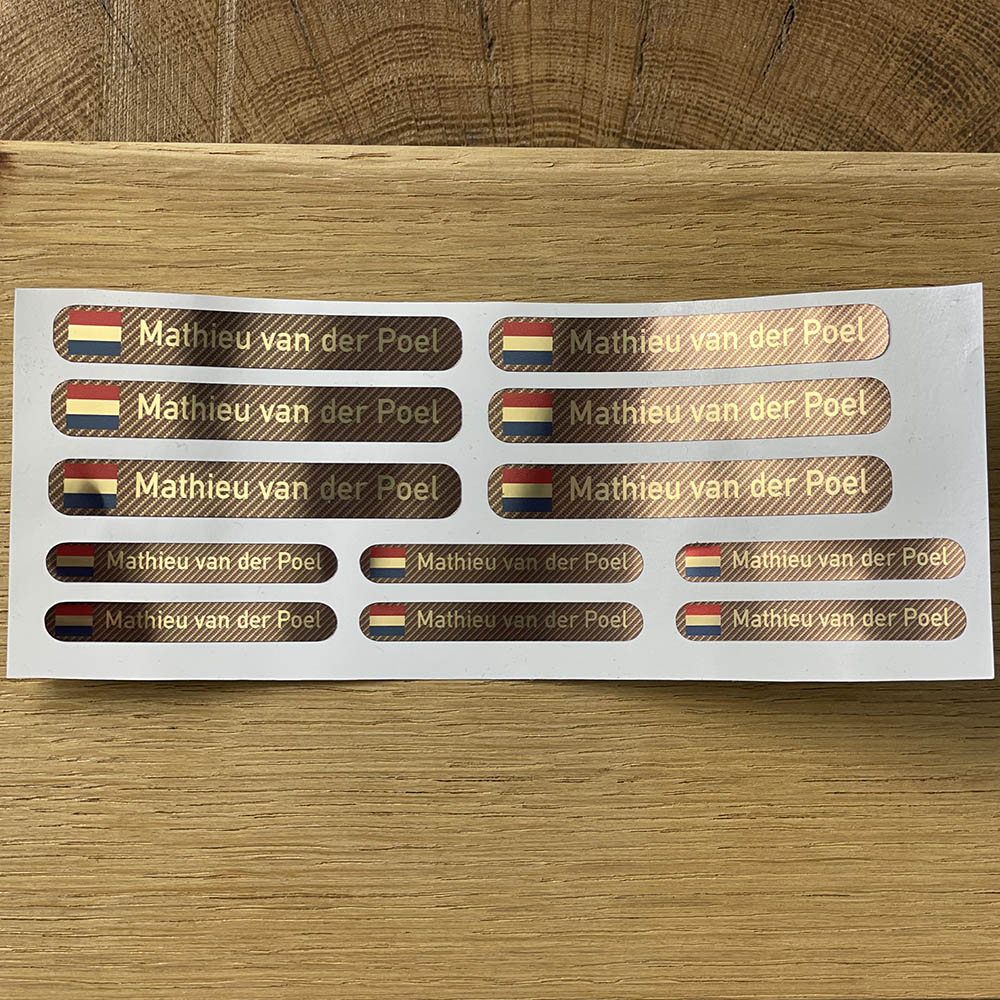 Race - naamsticker