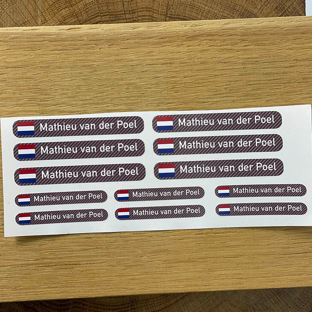 Race - naamsticker