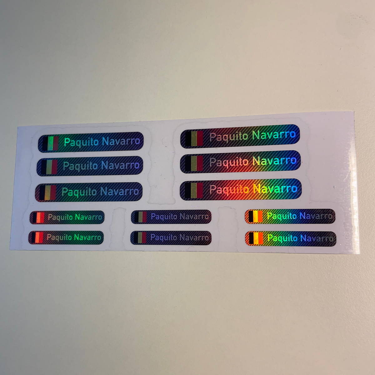 Race - name sticker