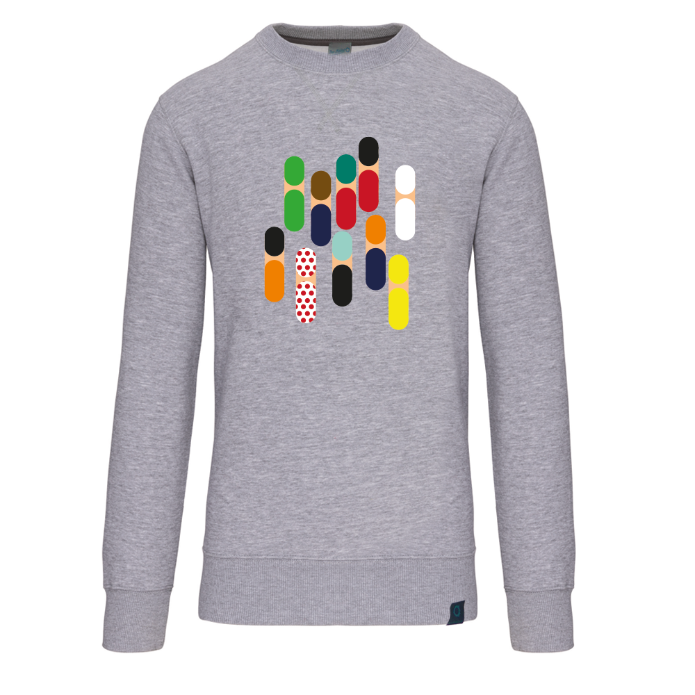 Abstract Peloton sweater